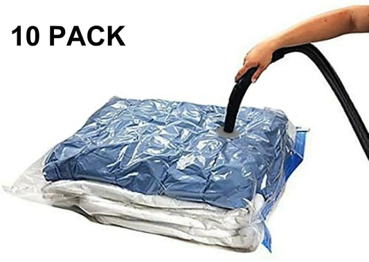 10 PACK XL Vacuum Seal Storage Bag