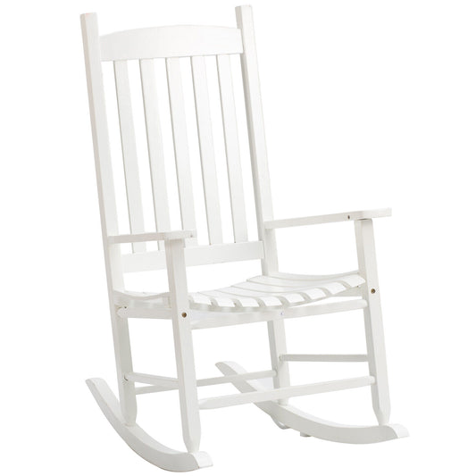 Patio Rocking Chair with High Back