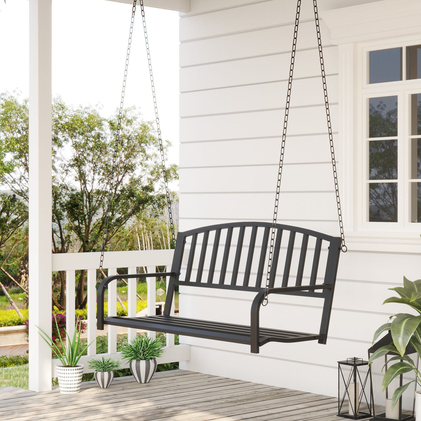 Patio Porch Hanging Swing Chair Outdoor