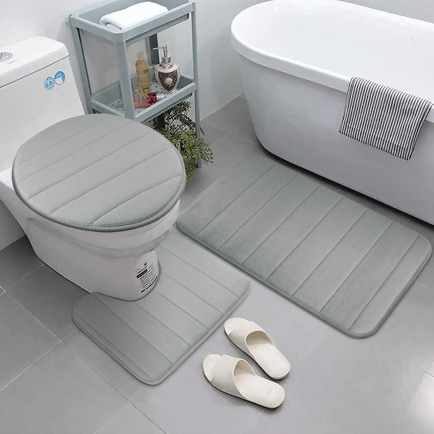 3-Piece Non Slip Bath Mats