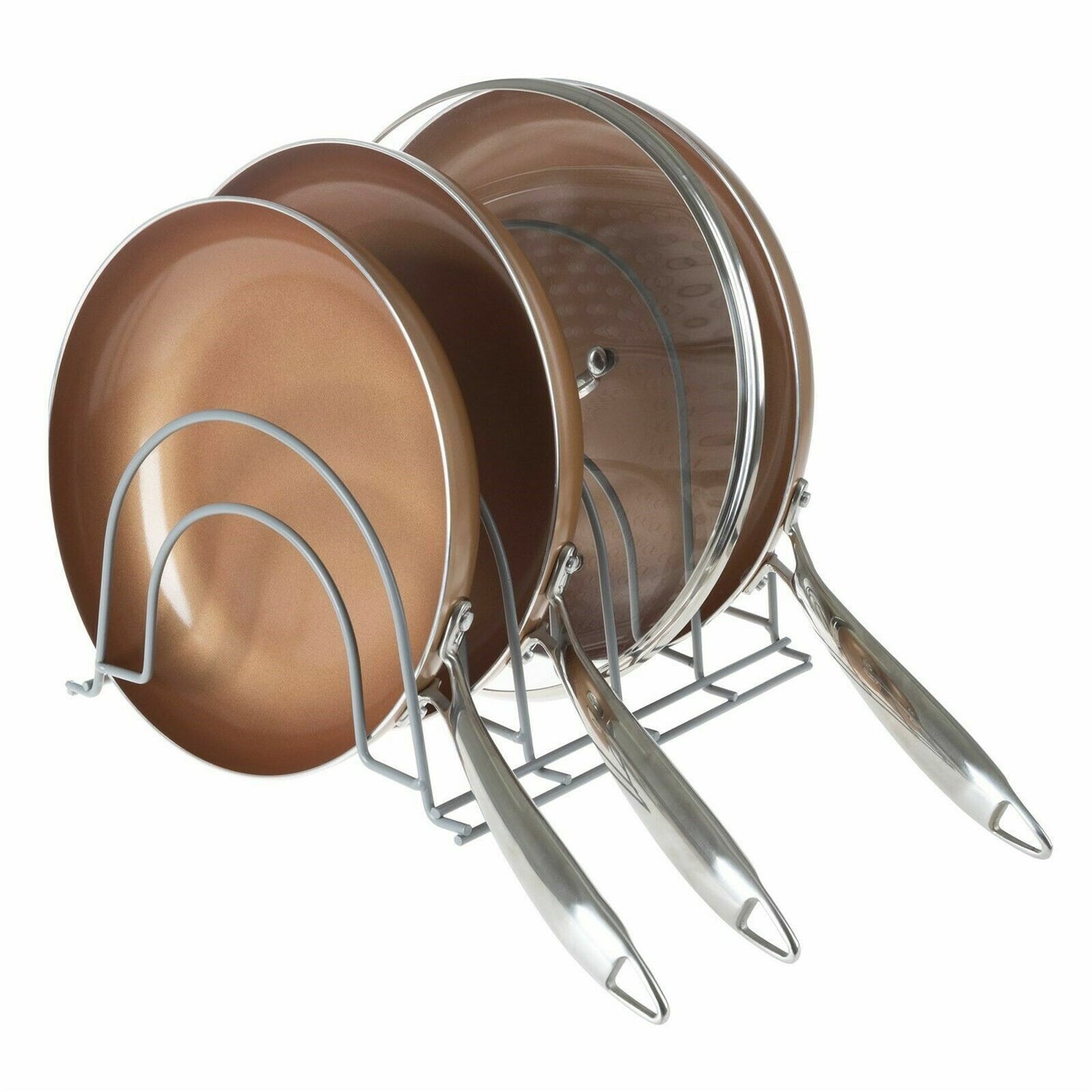 Kitchen Cabinet Pan Skillet Organizer