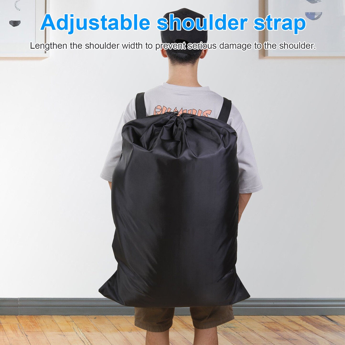 Large Backpack Laundry Bag