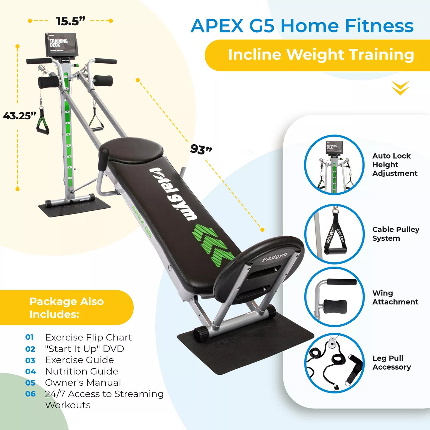 G5 Versatile Workout Strength Training Home Fitness Machine