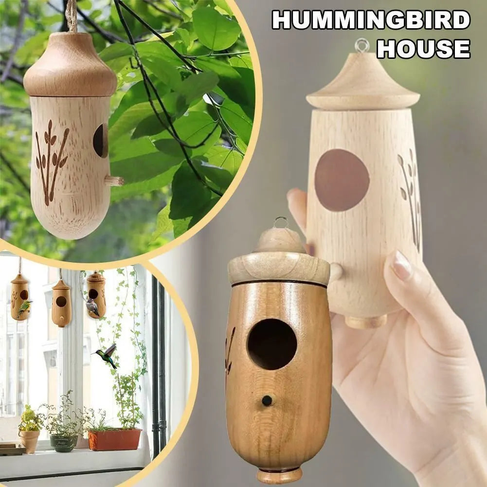 Hummingbird House Wooden Hand Craft Outdoor