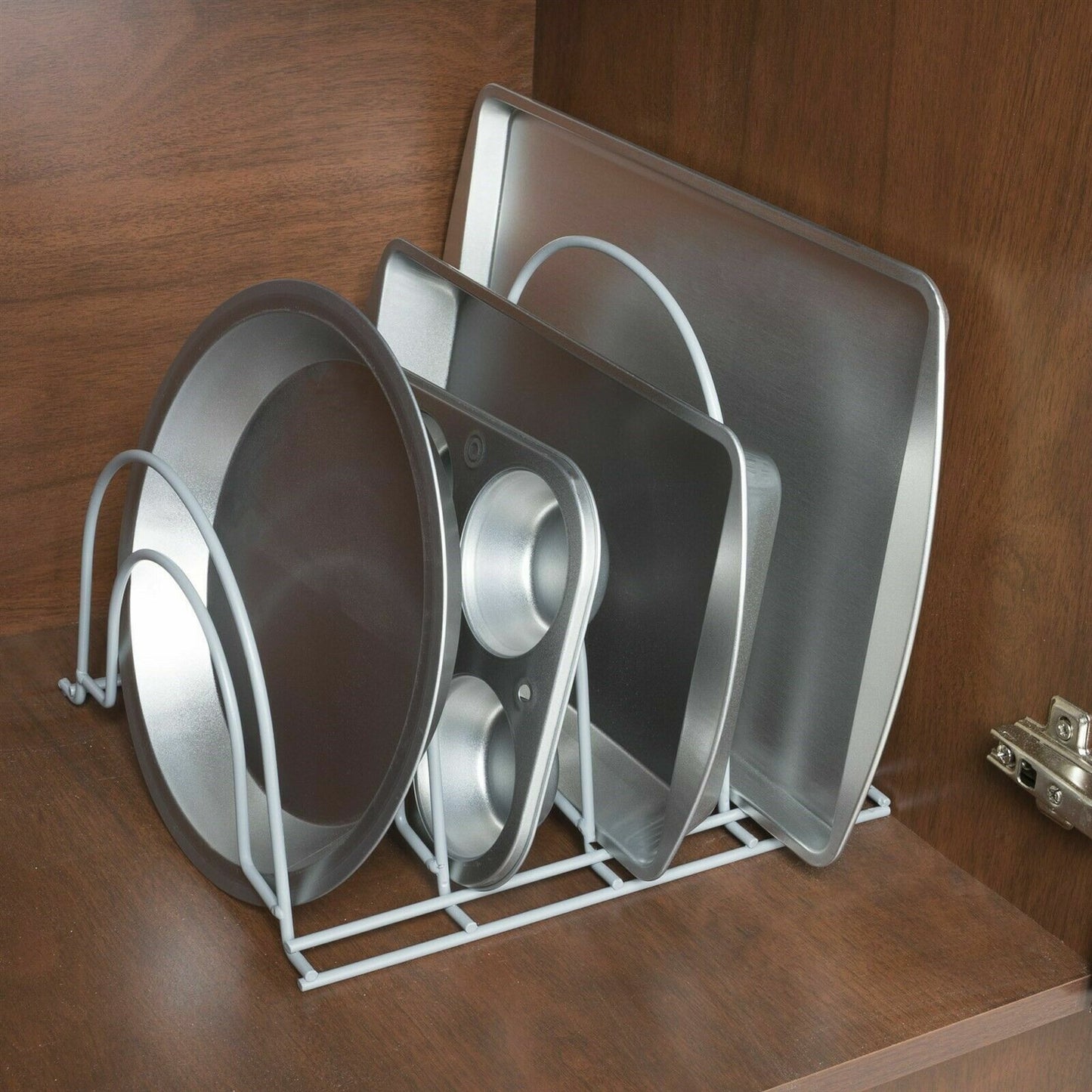 Kitchen Cabinet Pan Skillet Organizer