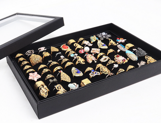 100 Slots Jewelry Ring Display