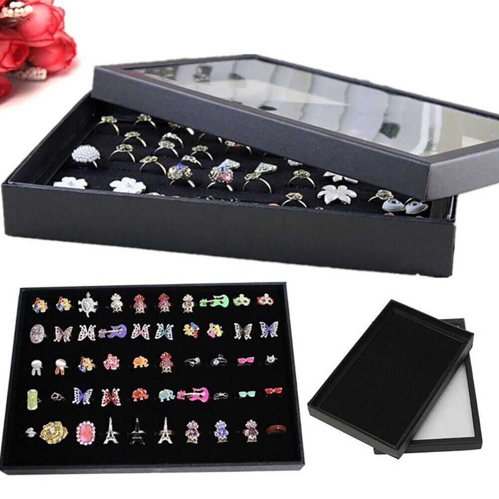 100 Slots Jewelry Ring Display