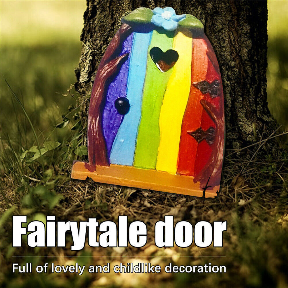 6PCS Fairy Door for Home Garden