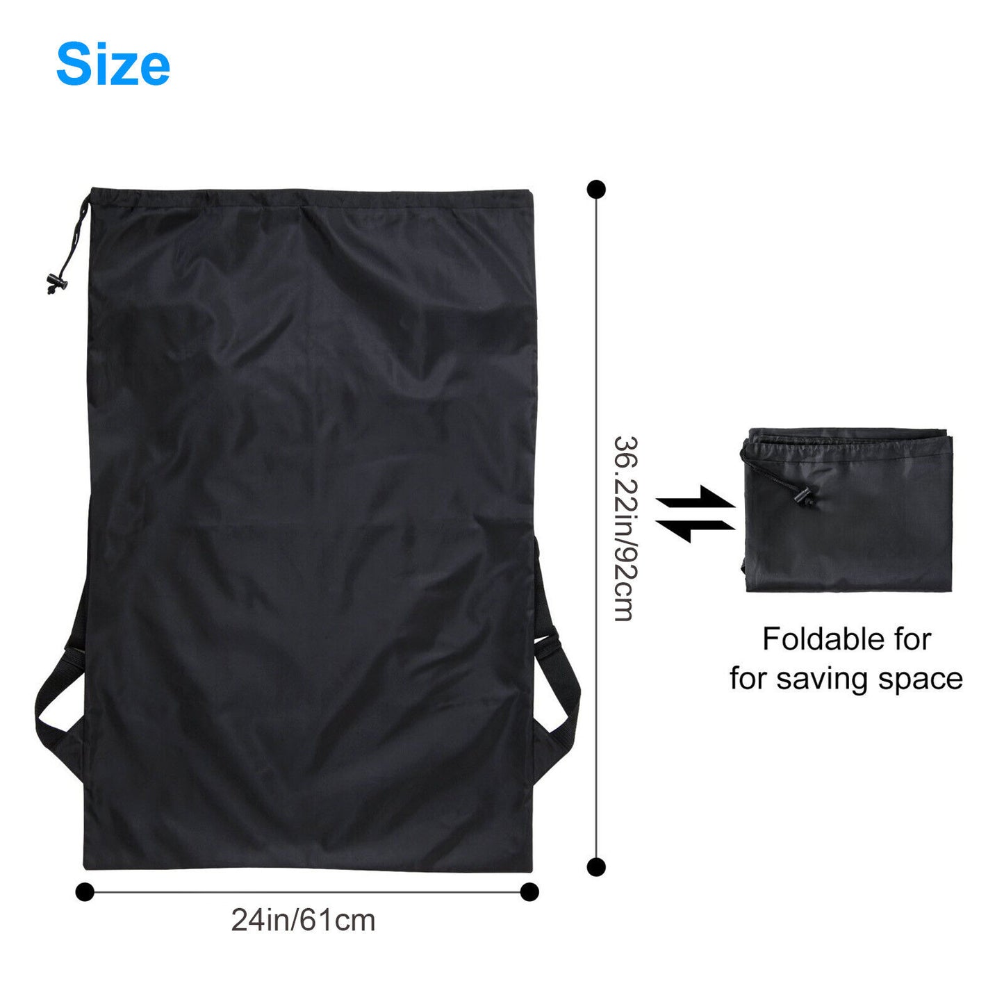 Large Backpack Laundry Bag