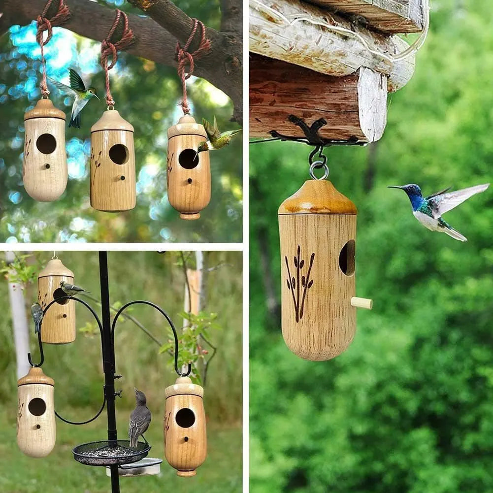 Hummingbird House Wooden Hand Craft Outdoor