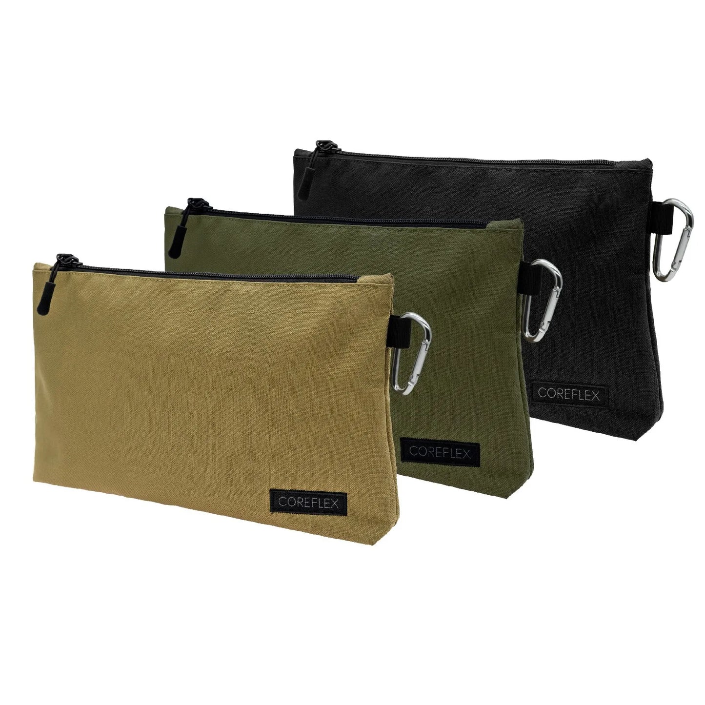 3 Pack Tool Pouch Zipper Bag