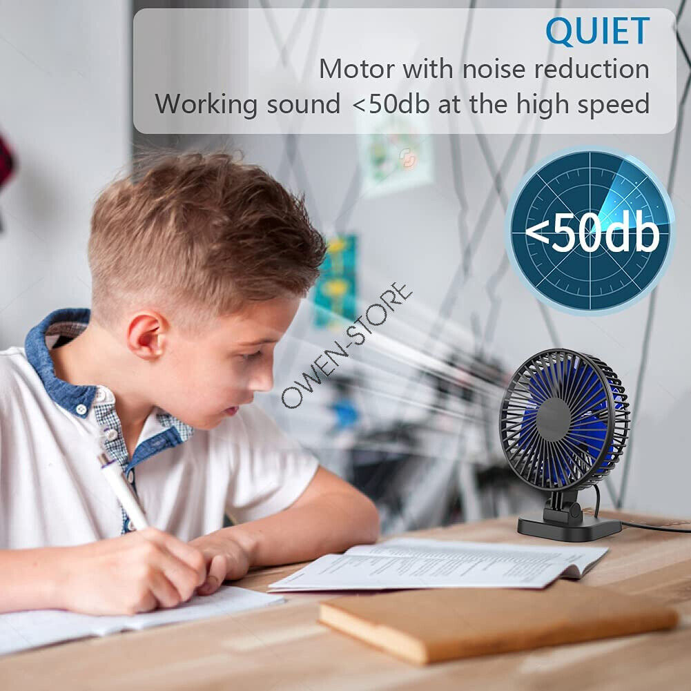 4Pcs Mini 4 inch Desk Fan