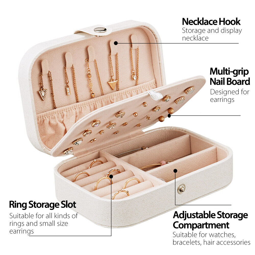 Portable Travel Jewelry Box