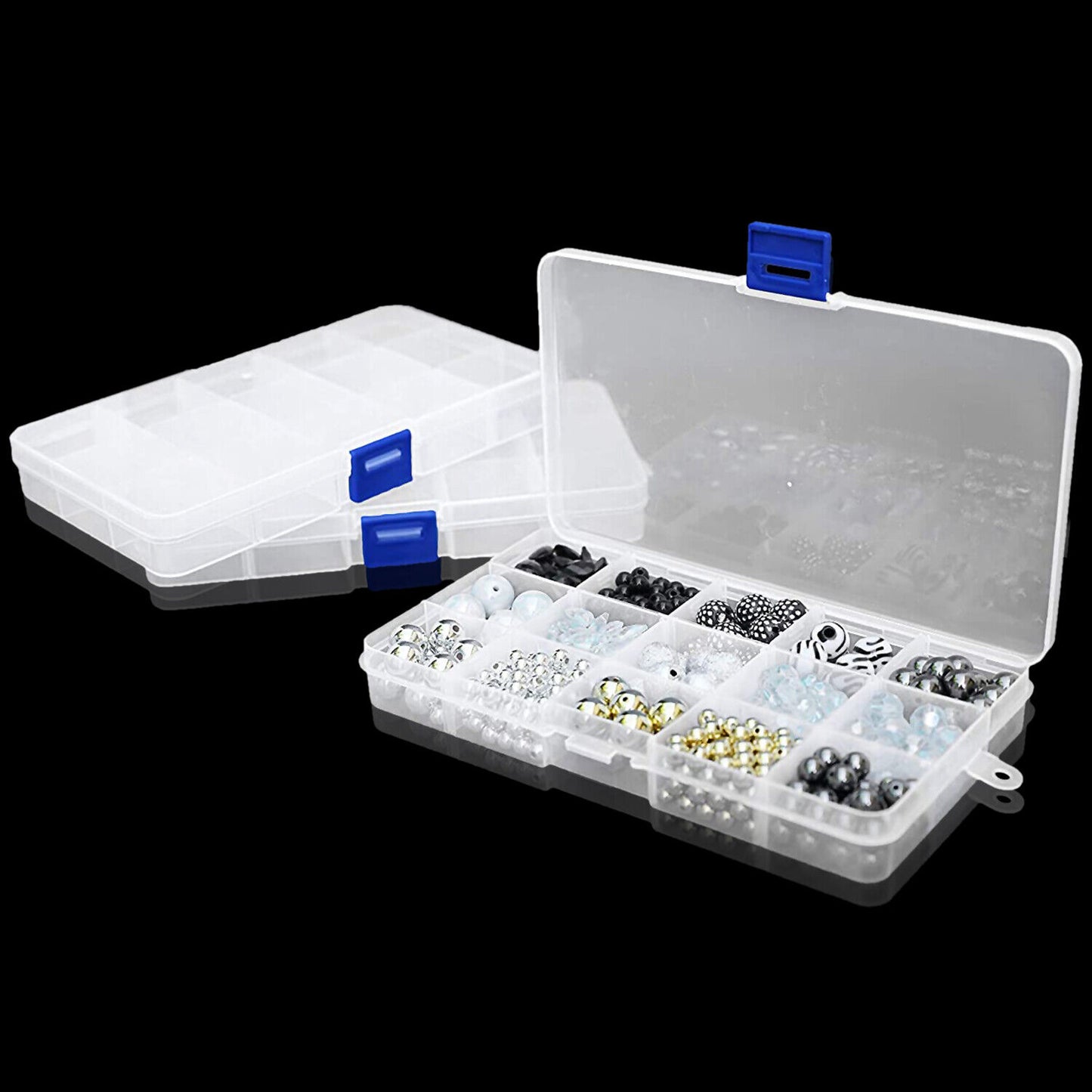 6 Pack Clear Jewelry Box