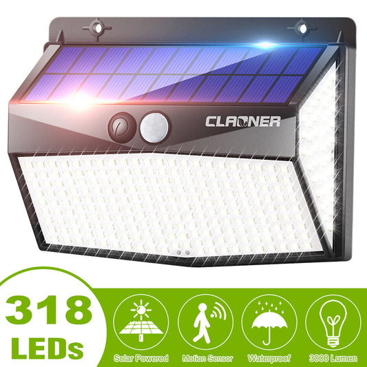 318 LED Solar Lights Outdoor