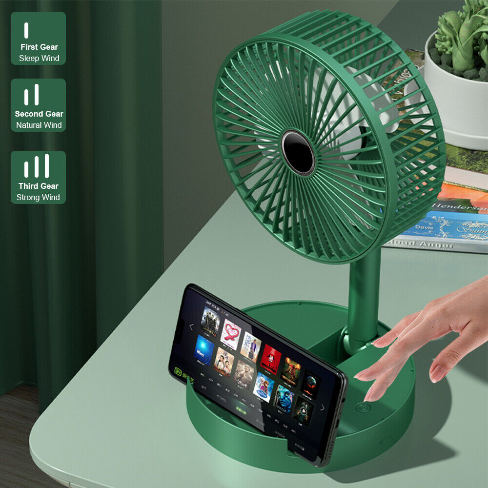 Stand Fan Portable-Green