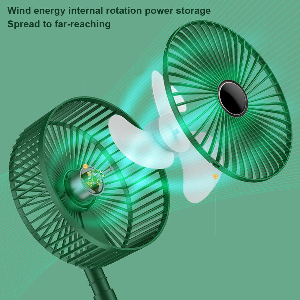 Stand Fan Portable-Green