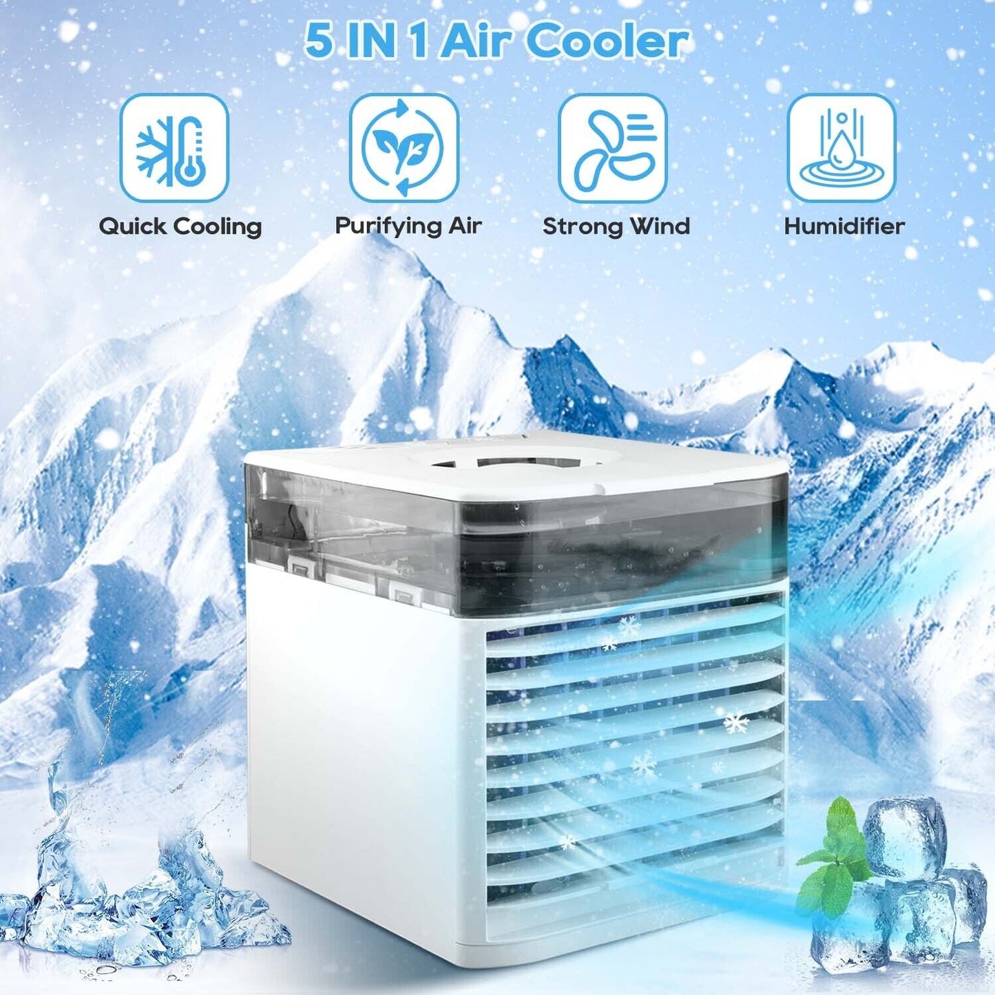 Portable Air Cooler Fan Mini