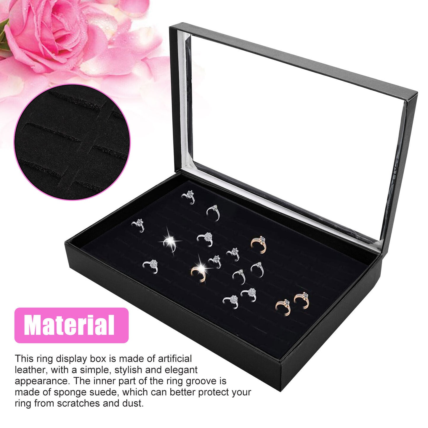 100 Slots Jewelry Ring Organizer