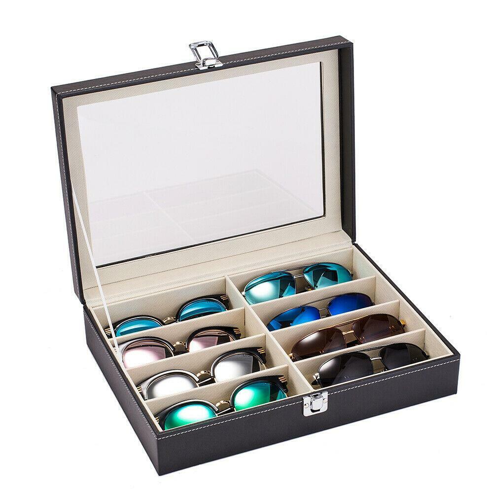 8 Grid Eye Glasses Case