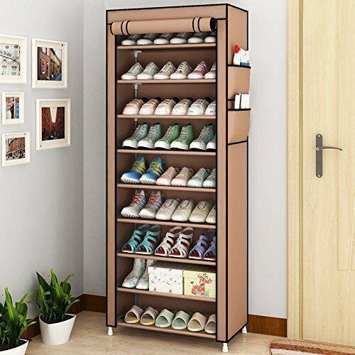 Dustproof 9 Layers Shoes Cabinet