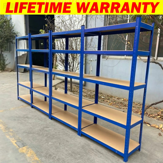 5 Tier Heavy Duty Boltless Metal Shelving Shelves