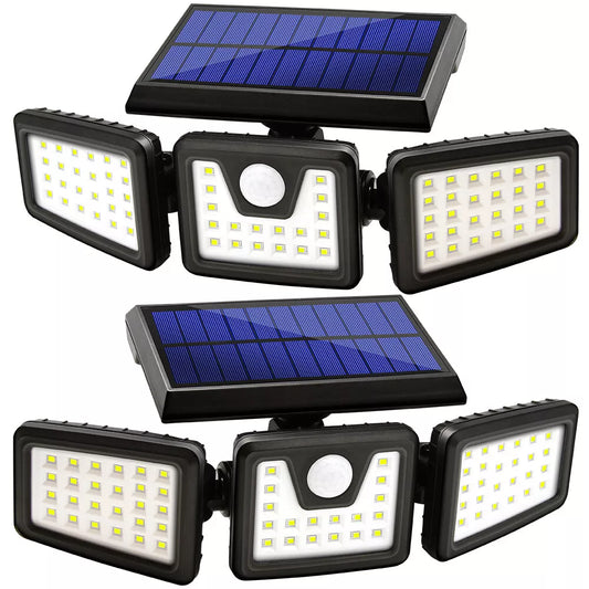 2 Pack LED Motion Sensor Solar Lights