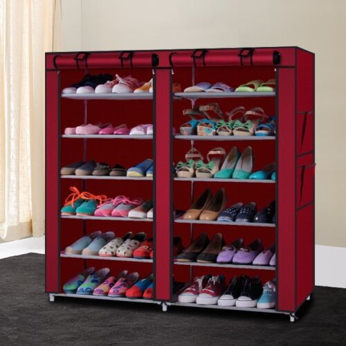 6 Tier Shoe Rack with Dustproof Cover