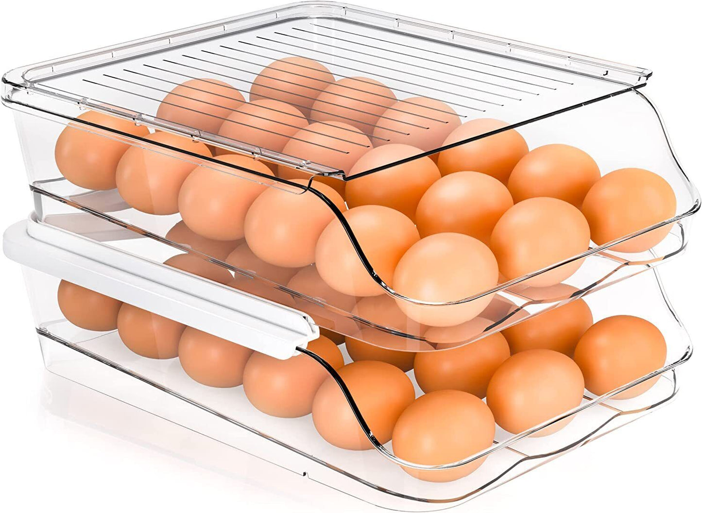 Kitchen Rolling Egg Container-Pack of 2