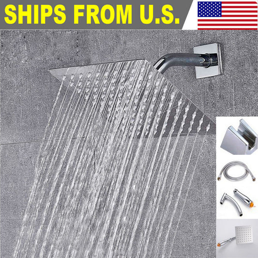 8" Square Bath Shower Head