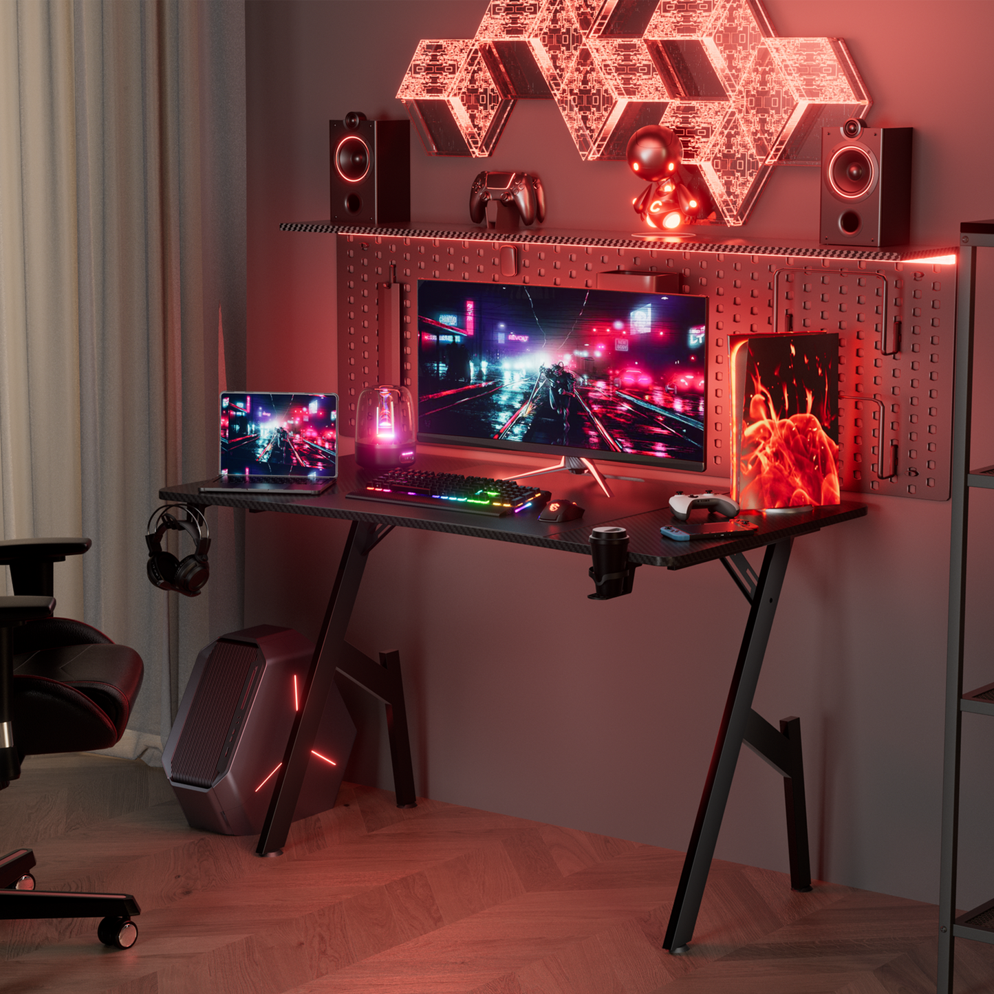 47x23.6Inch Gaming Desk