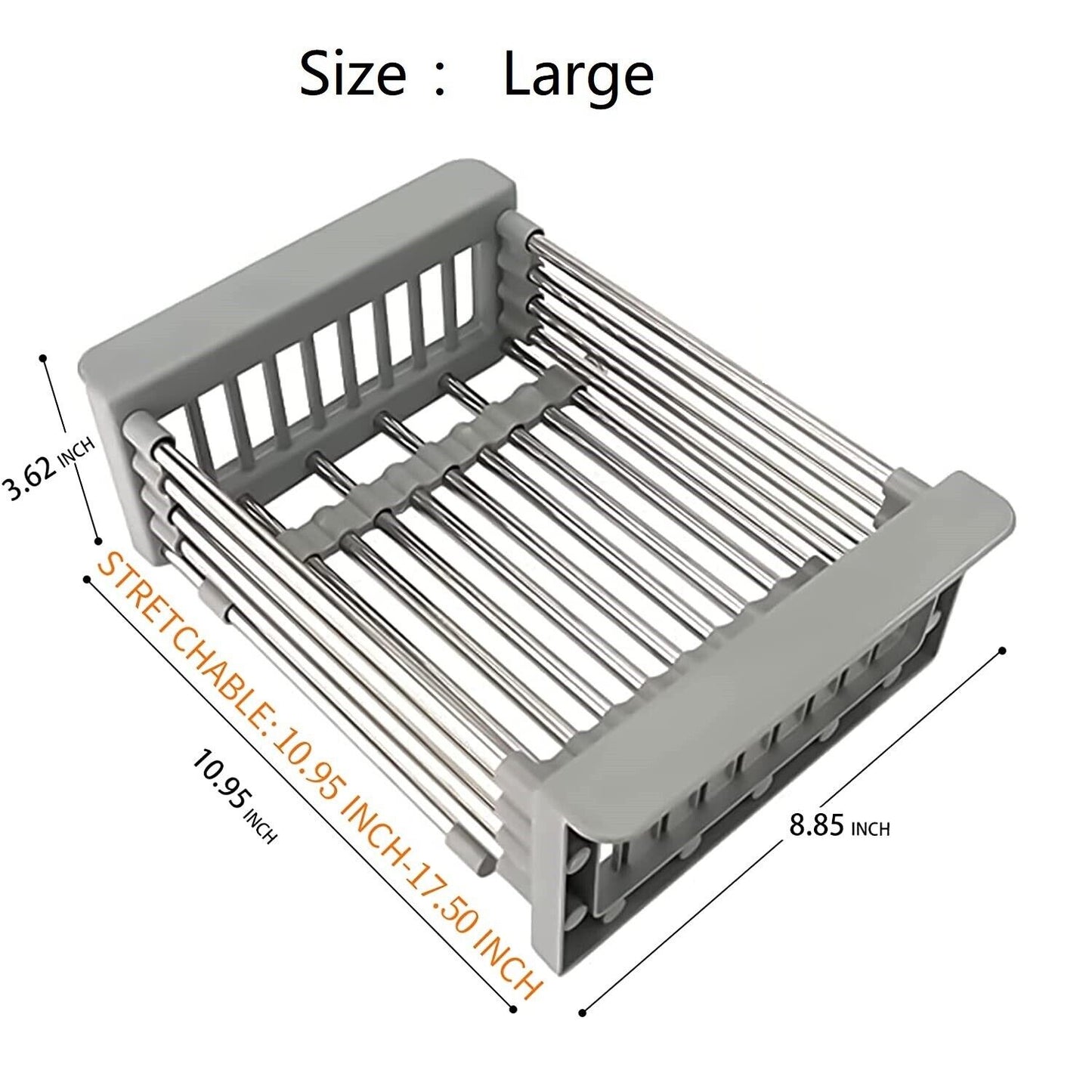 Kitchen Dish Drying Sink Rack