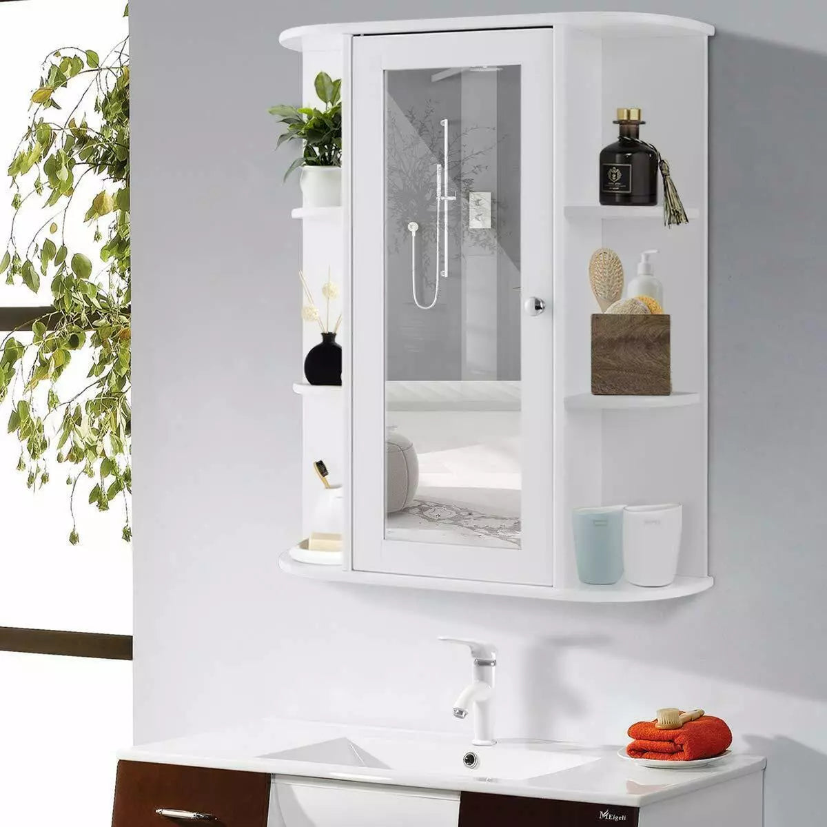 Bathroom Wall Mount Cabinet Storage