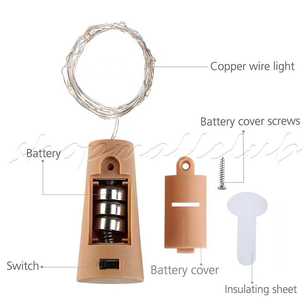 15 LED Wine Bottle Light