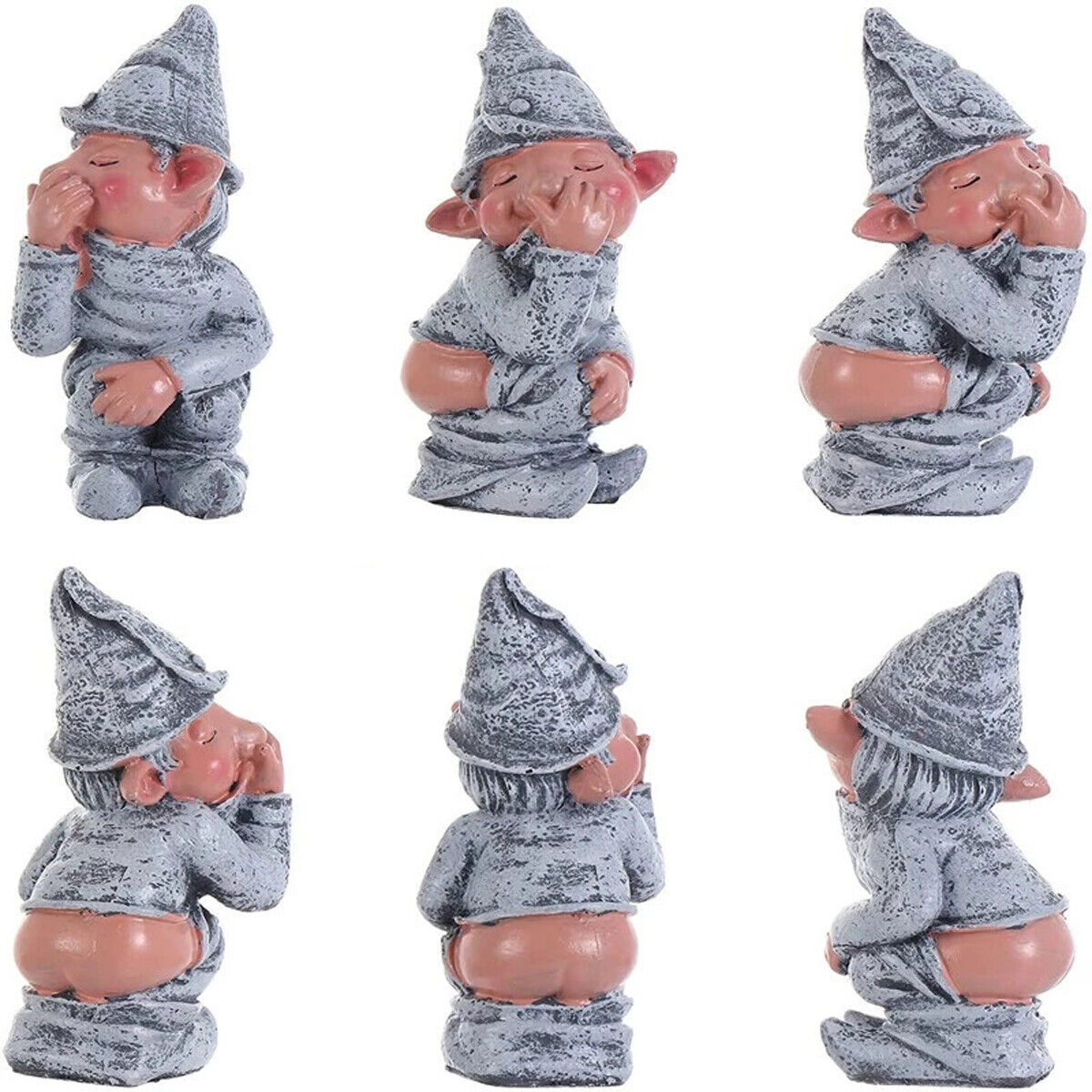 Pooping Garden Gnome Decor