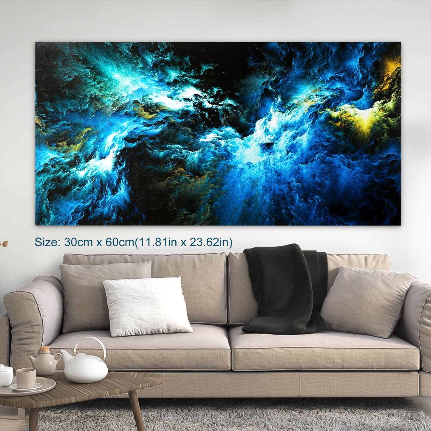 Cloud Abstract Canvas Wall Painting