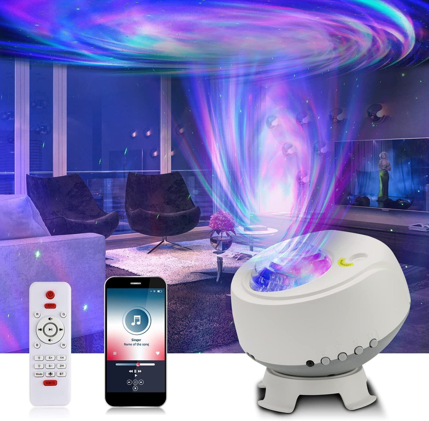 Galaxy Projector Starry Sky Night Light