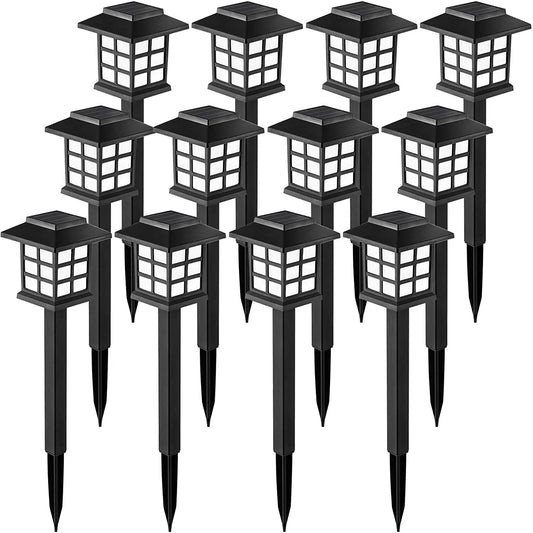 Solar Pathway Lights Outdoor LED 12 Pack