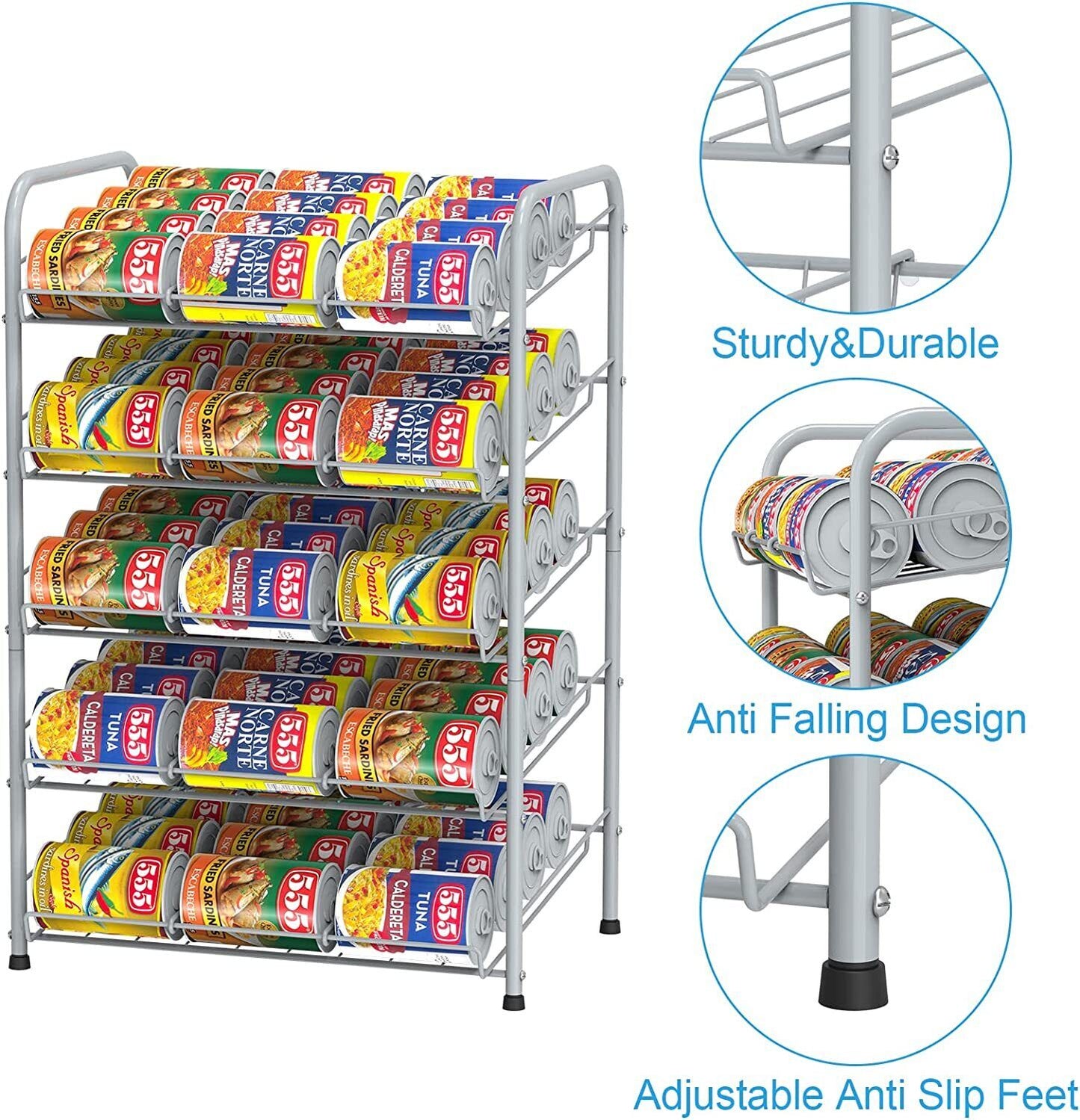 5 Tier Can Rack Organizer