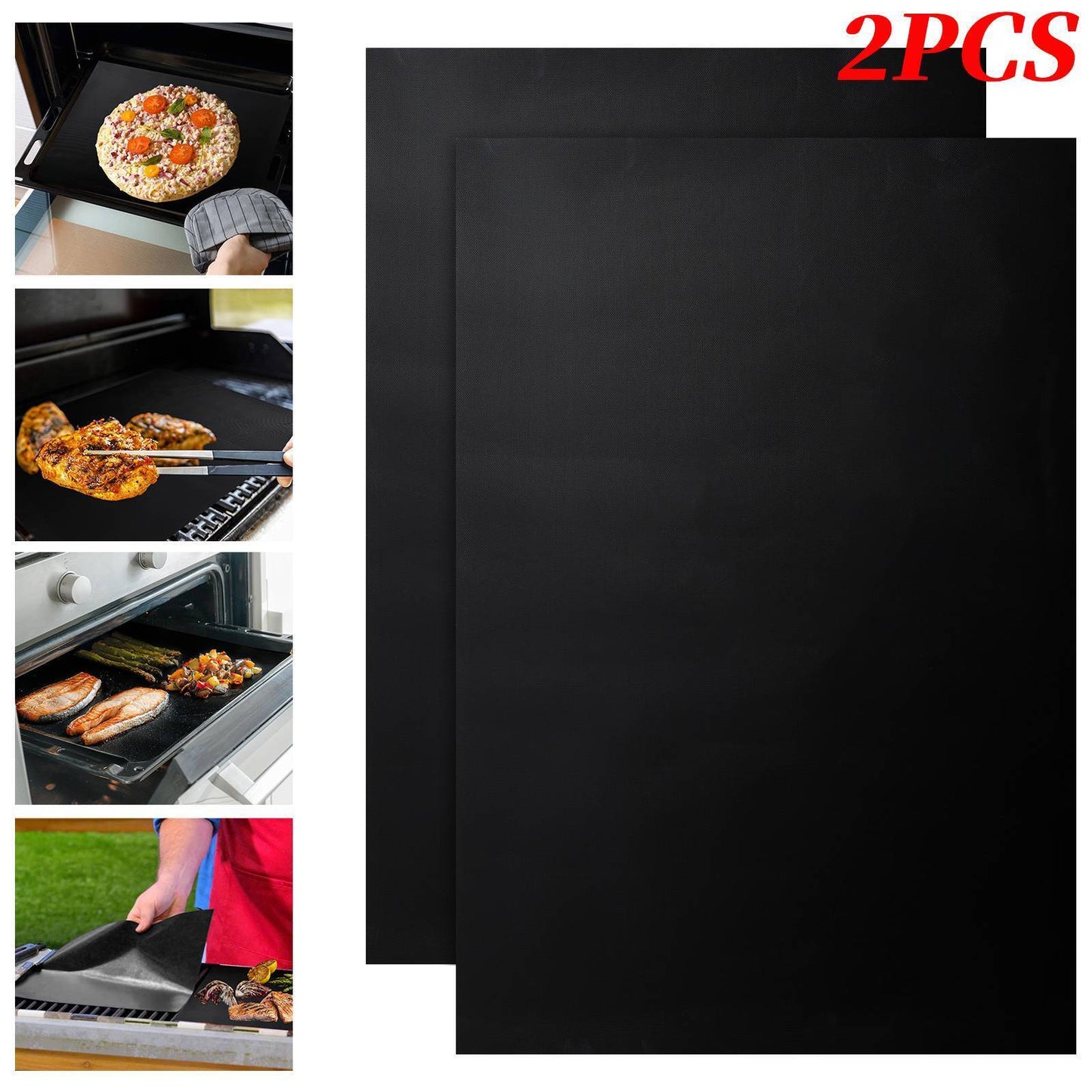 2PCS Large Non Stick Oven Liners