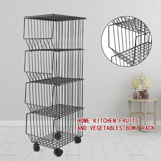 4-Tiers Kitchen Storage Rack