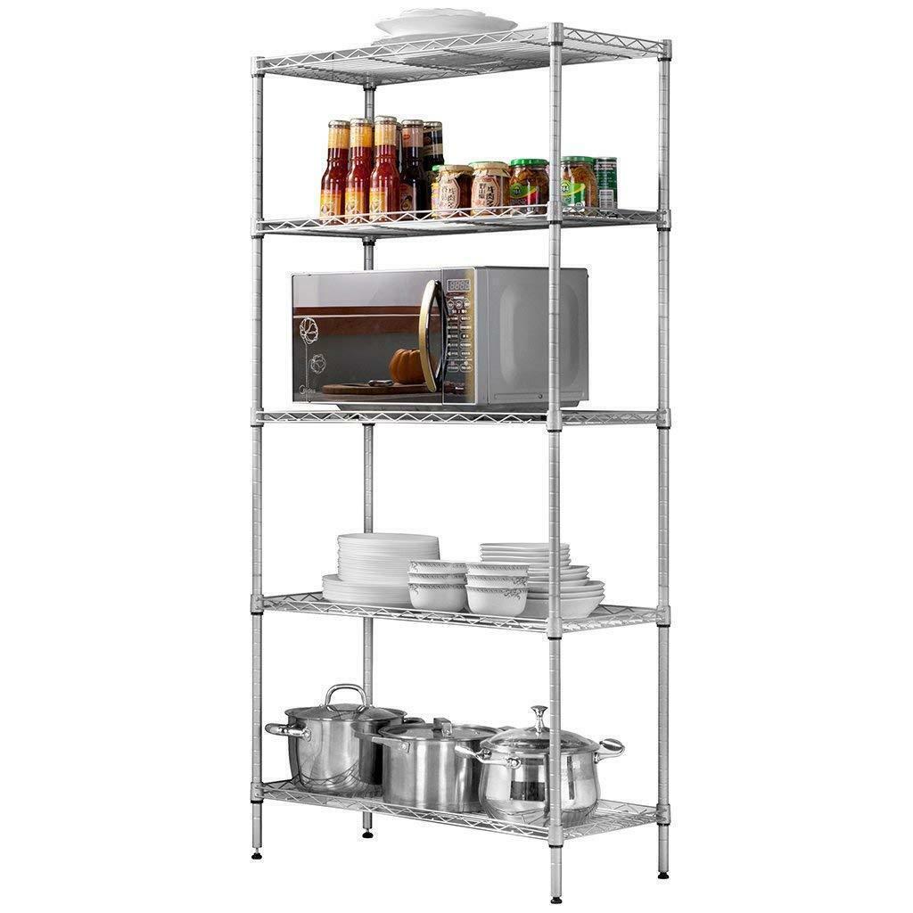 5-Tier Metal Wire Rack