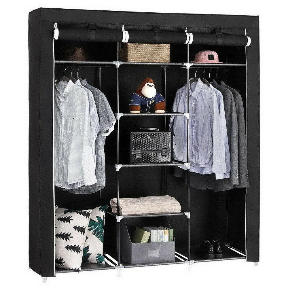 69" Portable Closet Wardrobe