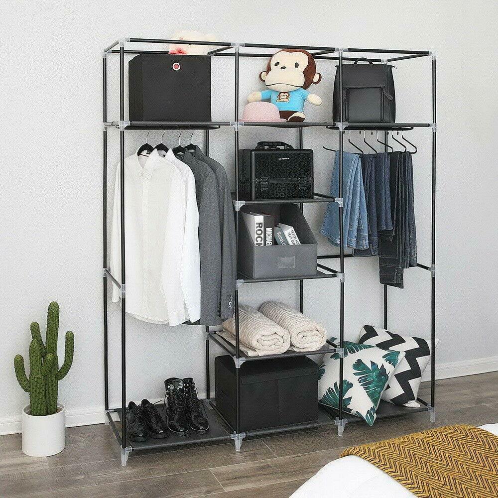 69" Portable Closet Wardrobe