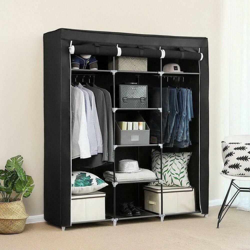 69" Portable Closet Wardrobe