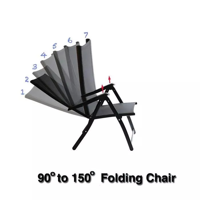 Reclining Folding Patio Garden Camping Chair