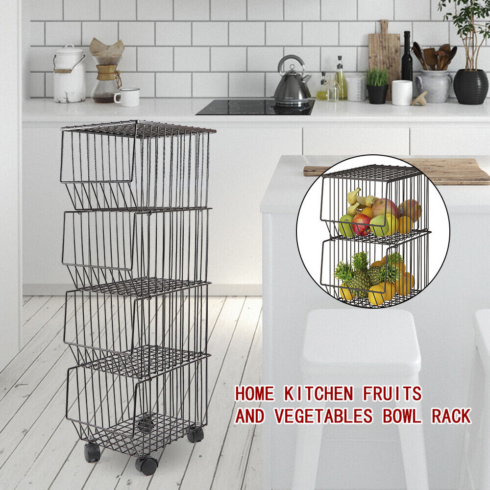 4-Tiers Kitchen Storage Rack