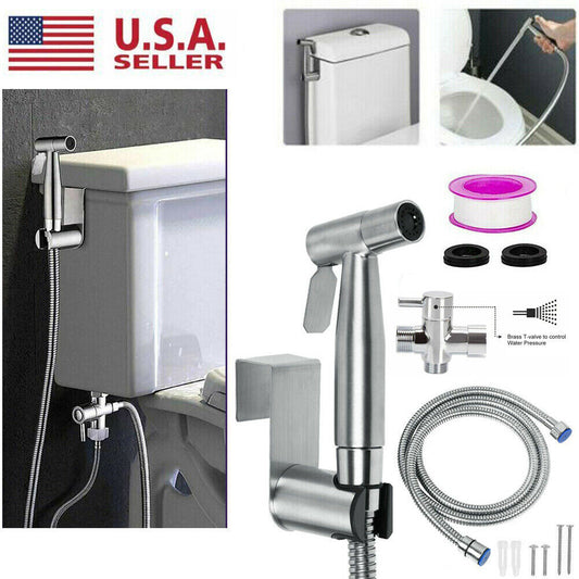 Shower Head Toilet Shattaf Adapter Hose US