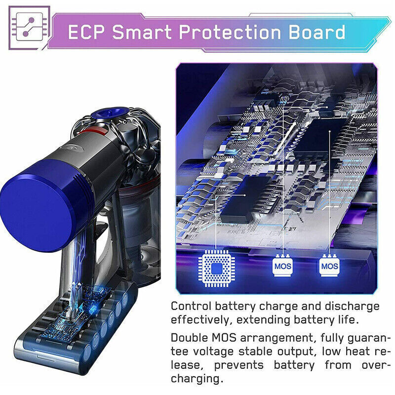 21.6V 9500mAh V8 Battery For Dyson V8