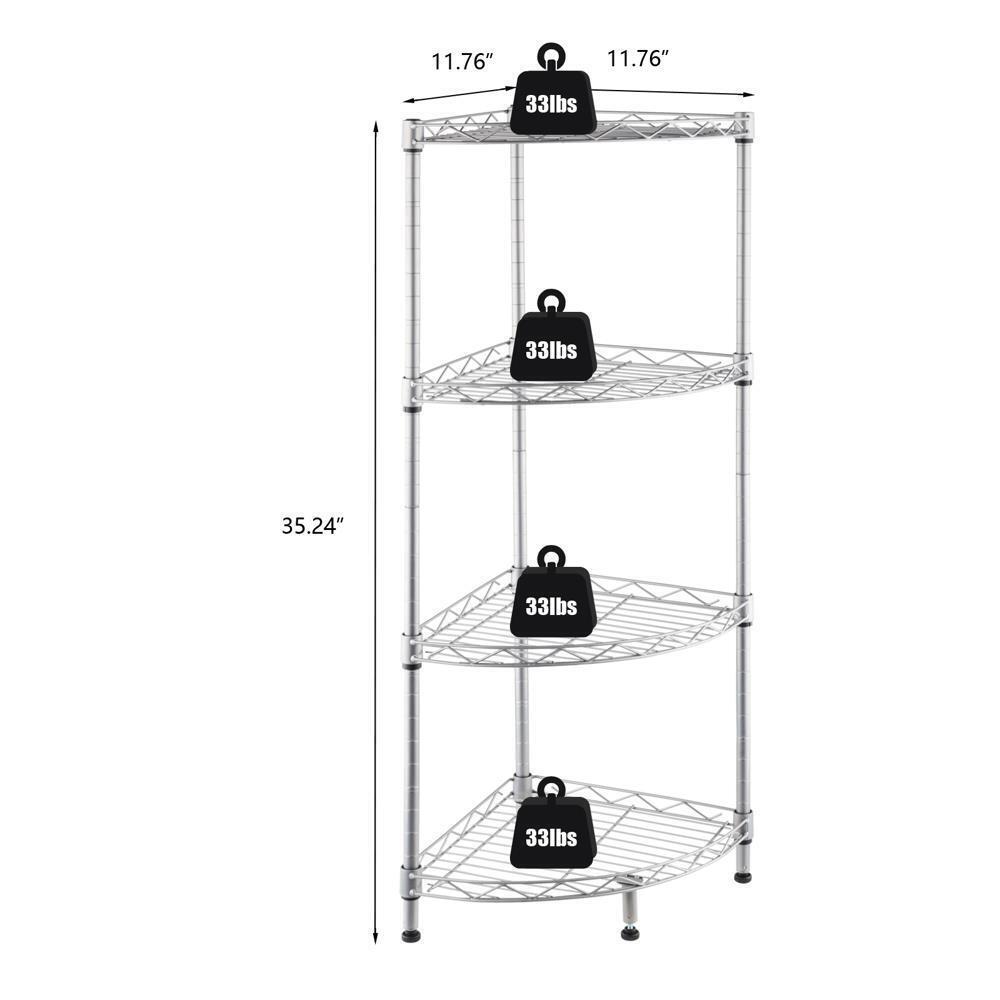 4Tier Corner Rack Storage